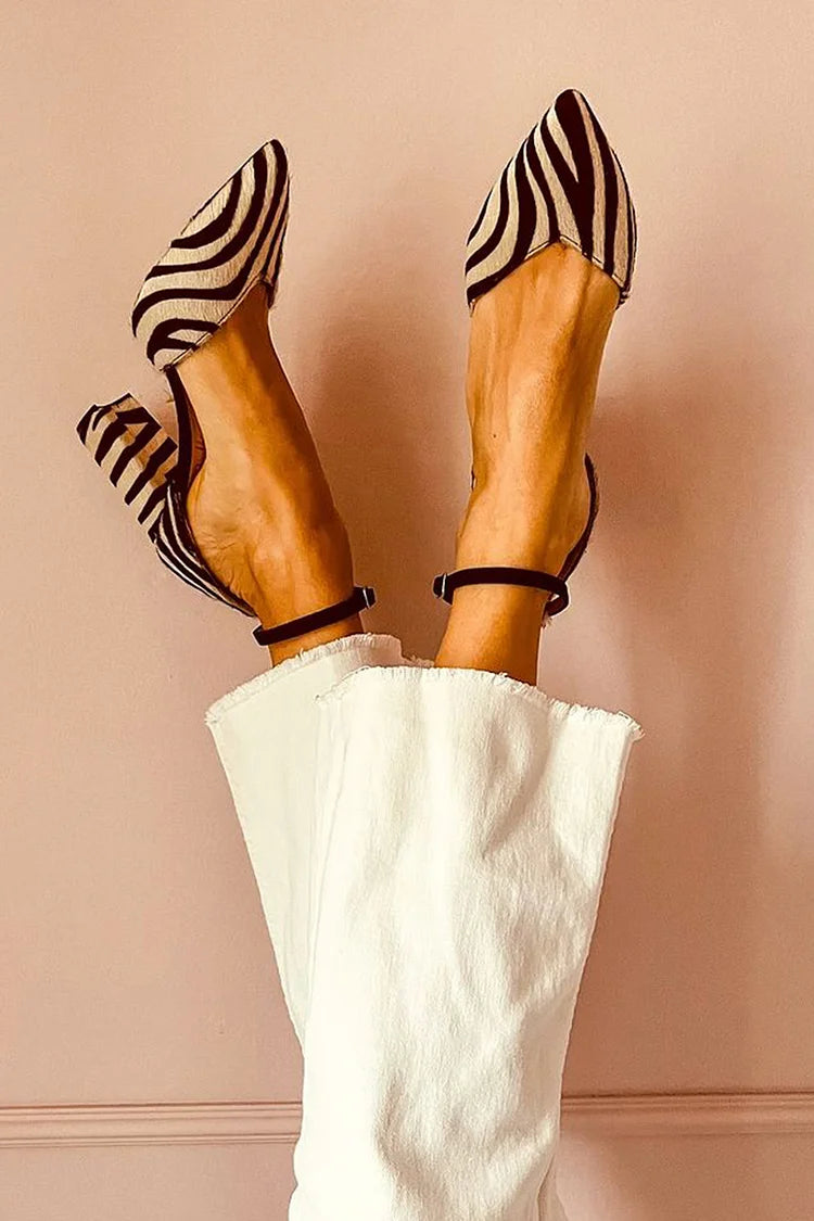 Stylish Zebra Print Ballet Flats for Women