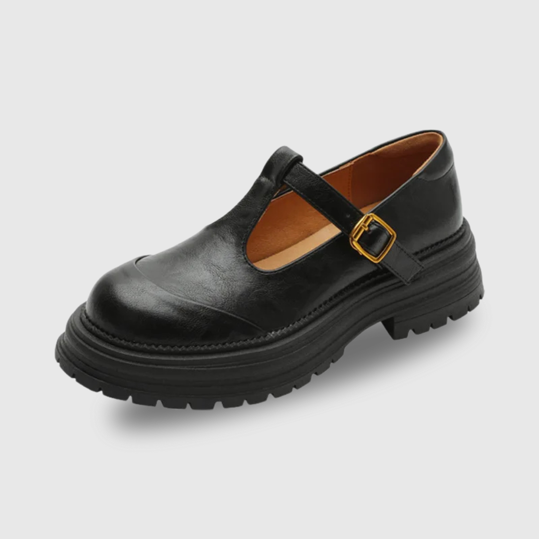 Comfortable Mary Jane Shoes for Women with Buckle Strap Style