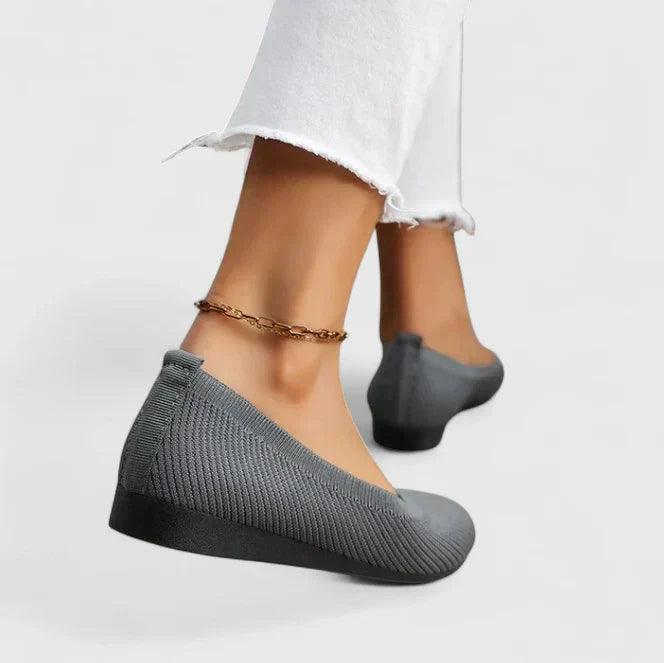 Comfortable Flats for Women with Woven Upper Style