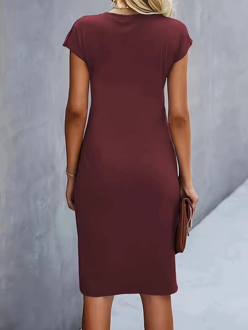 Elegant Black Semi Formal Dress for Women