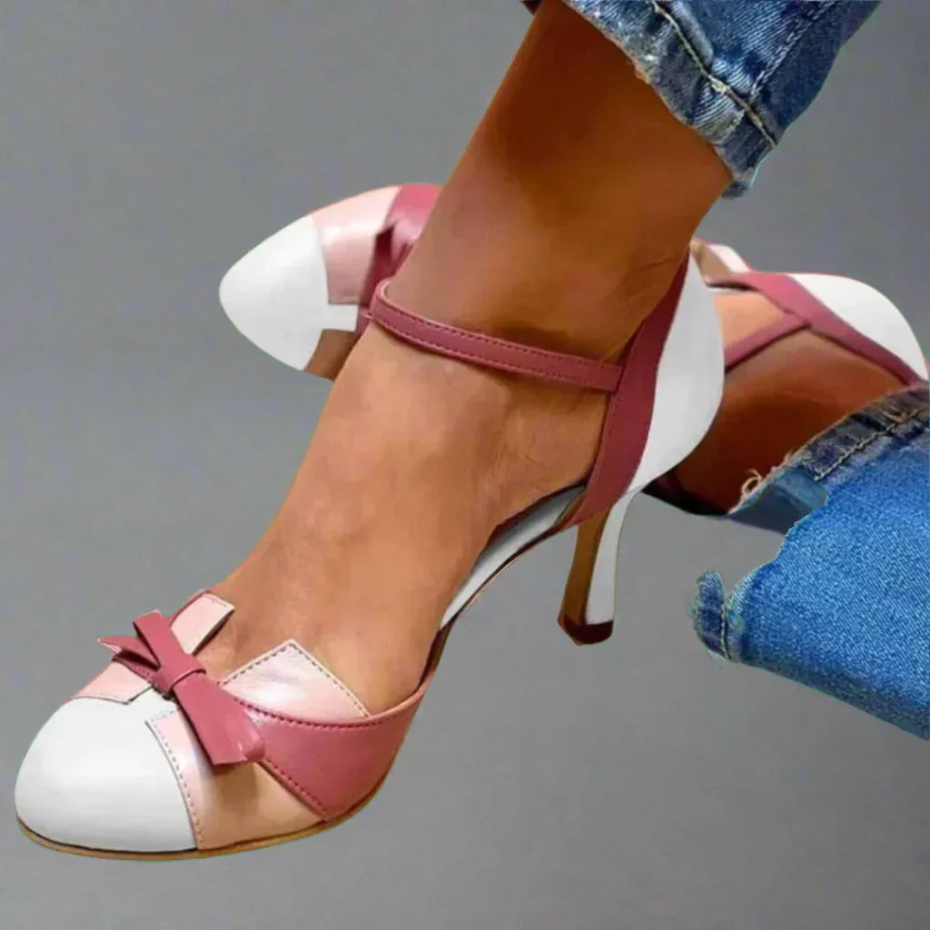 Elegant Bow Strap Pumps for Women