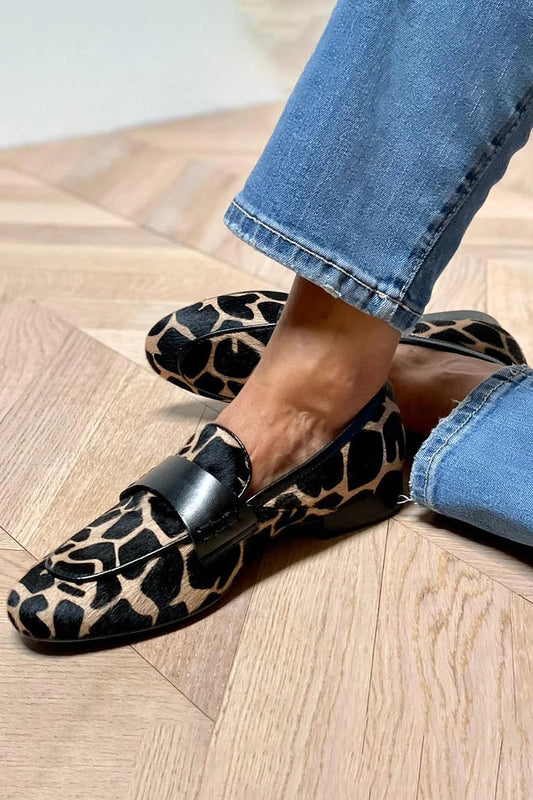 Elegant Black Loafers for Women with Slip On Penny Toe Comfortable Casual Style