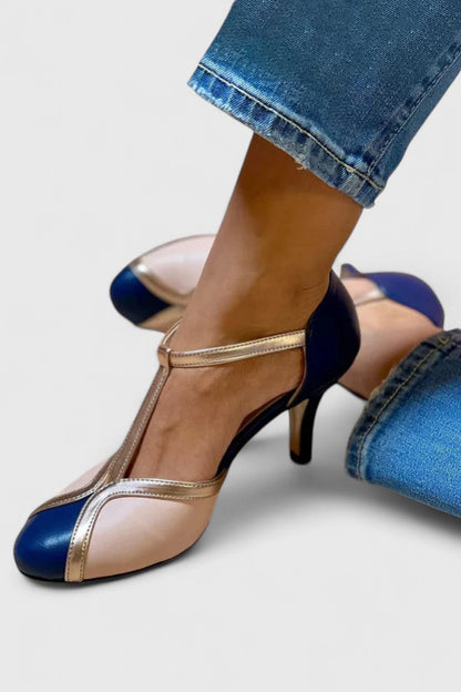 Elegant Wedding Shoes for Women with T-Strap Style