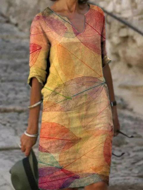 Elegant Maxi Dress for Women with Colorful Print