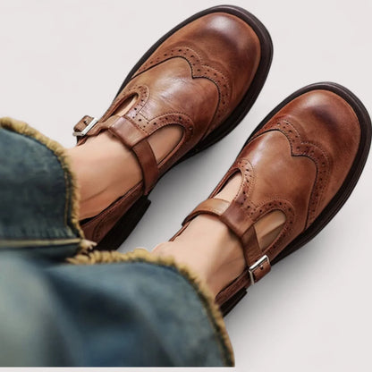 Stylish Mary Jane Shoes for Women with Buckle Strap Style