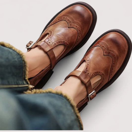 Stylish Mary Jane Shoes for Women with Buckle Strap Style