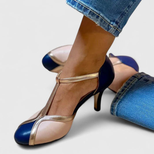 Elegant Wedding Shoes for Women with T-Strap Style