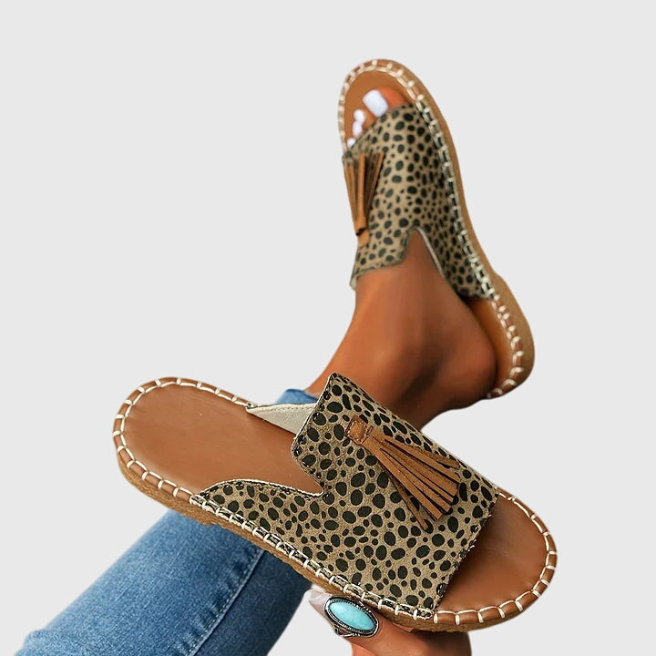Comfortable Orthopedic Sandals for Women with Ethnic Print Style