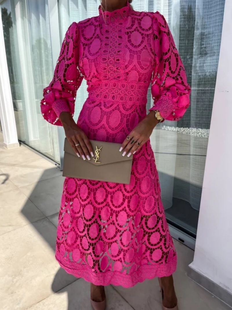 Elegant Long Sleeve Evening Dress for Women with Wedding Guest Dress Style