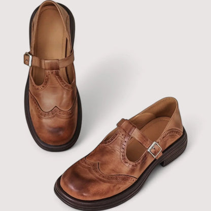 Stylish Mary Jane Shoes for Women with Buckle Strap Style