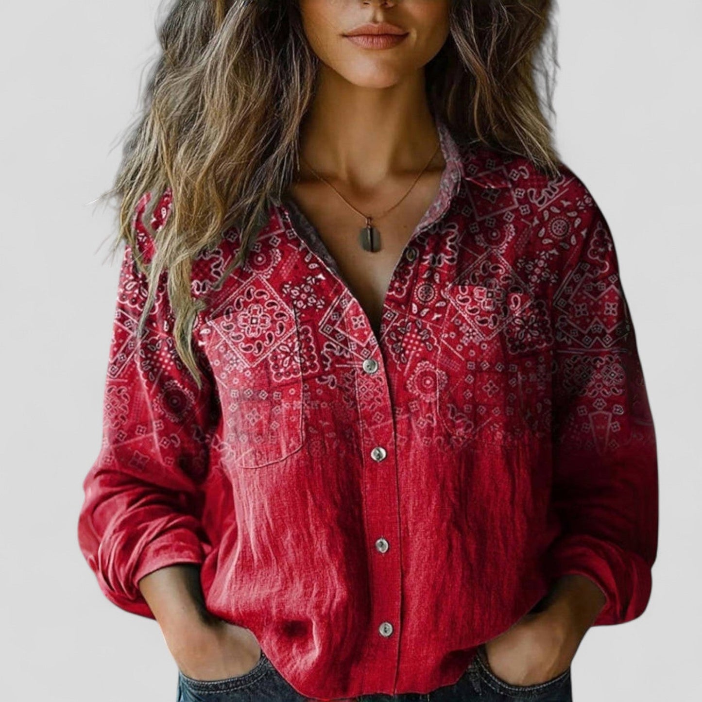 Effortless Floral Jacket for Women with Zip Front Style