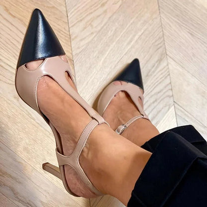 Elegant Beige Wedding Shoes for Women with Ankle Strap Style