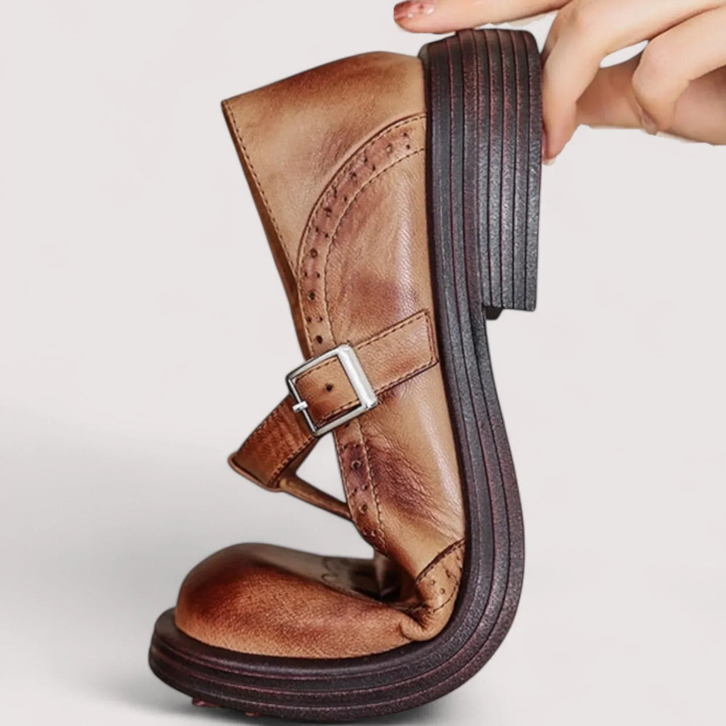 Stylish Mary Jane Shoes for Women with Buckle Strap Style