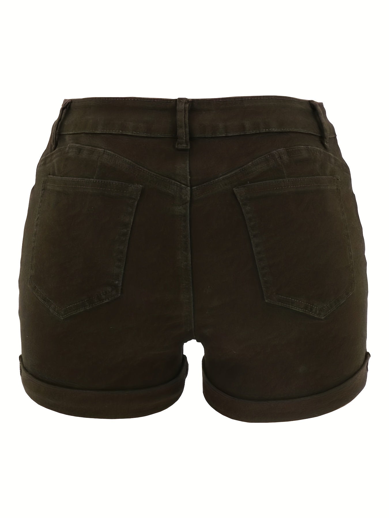 Stylish Ripped Denim Shorts for Women with High Waist Style