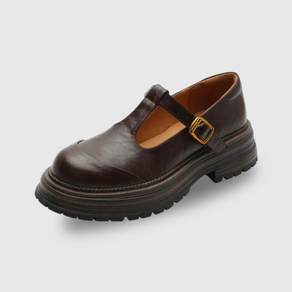 Comfortable Mary Jane Shoes for Women with Buckle Strap Style