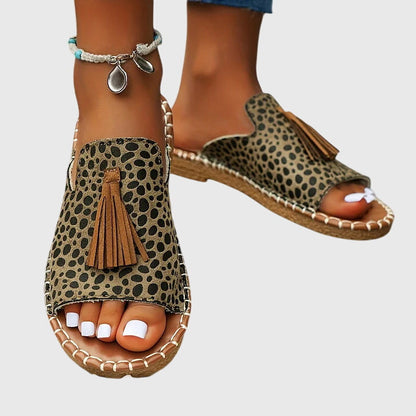 Comfortable Sandals for Women with Tassel Strap Style