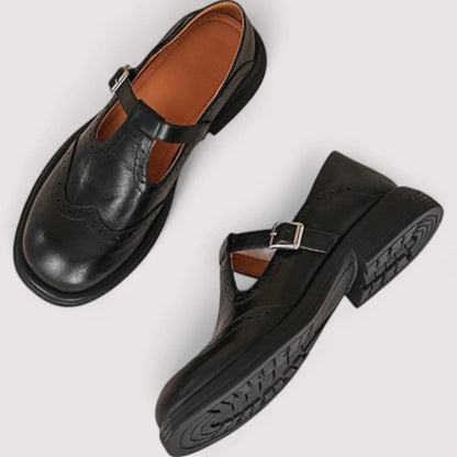 Stylish Mary Jane Shoes for Women with Buckle Strap Style