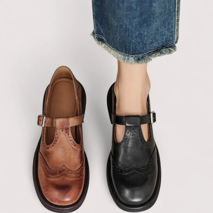 Stylish Mary Jane Shoes for Women with Buckle Strap Style
