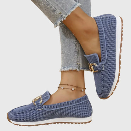 Comfortable Orthopedic Loafers for Women with Mesh Knit Style