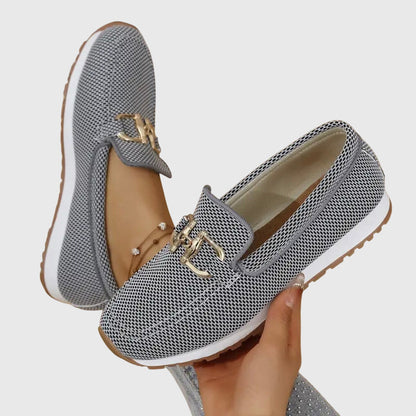 Comfortable Orthopedic Loafers for Women with Mesh Knit Style