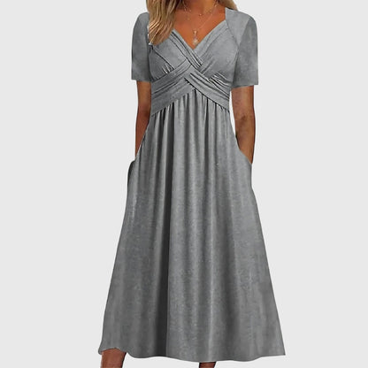 Comfortable Maxi Dress for Women with V Neck Style