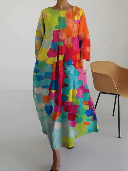Elegant Maxi Dress for Women with Colorful Style