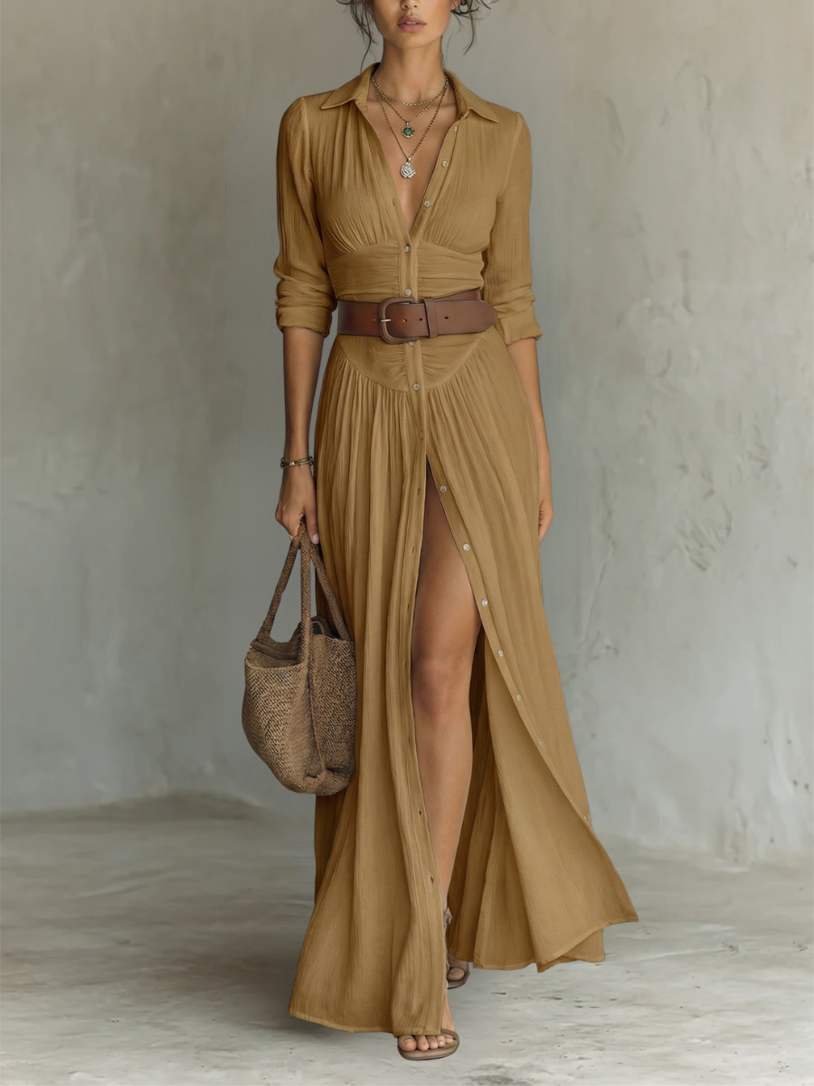 Effortless White Shirt Dress for Women with Wedding Guest Dress Style