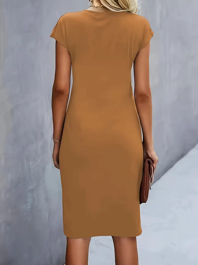 Elegant Black Semi Formal Dress for Women