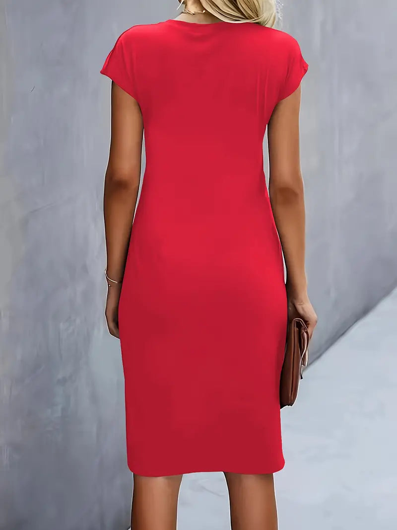 Elegant Black Semi Formal Dress for Women