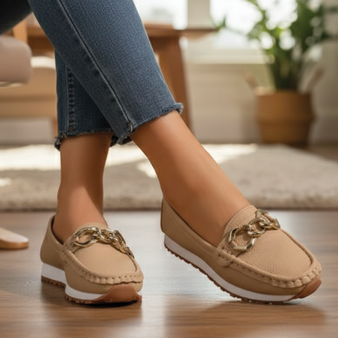 Stylish Buckle Loafers for Women