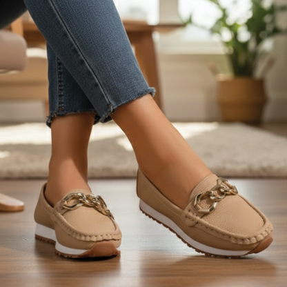Stylish Buckle Loafers for Women