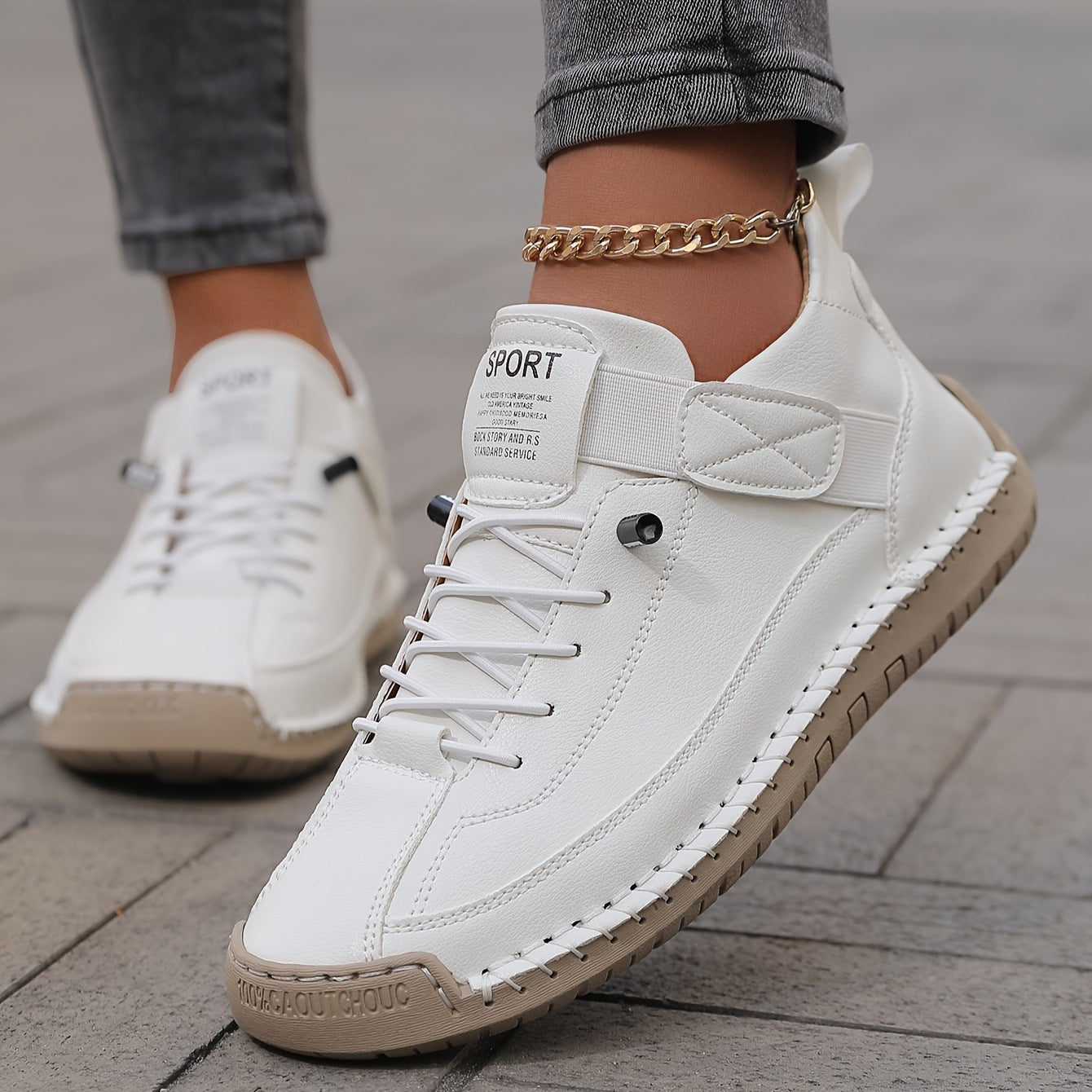 Stylish Lace Up Platform Sneakers for Women