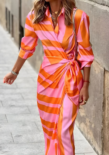 Stylish Purple Shirt Dress for Women