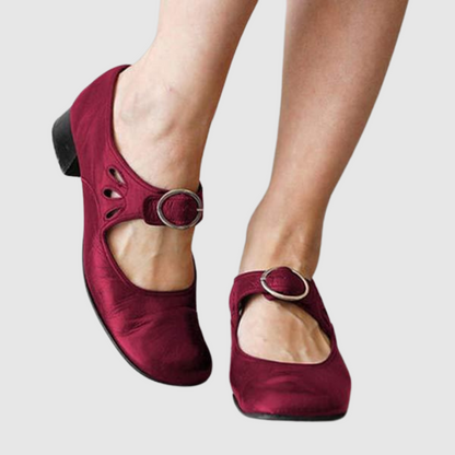 Comfortable Mary Jane Shoes for Women with Buckle Strap Style