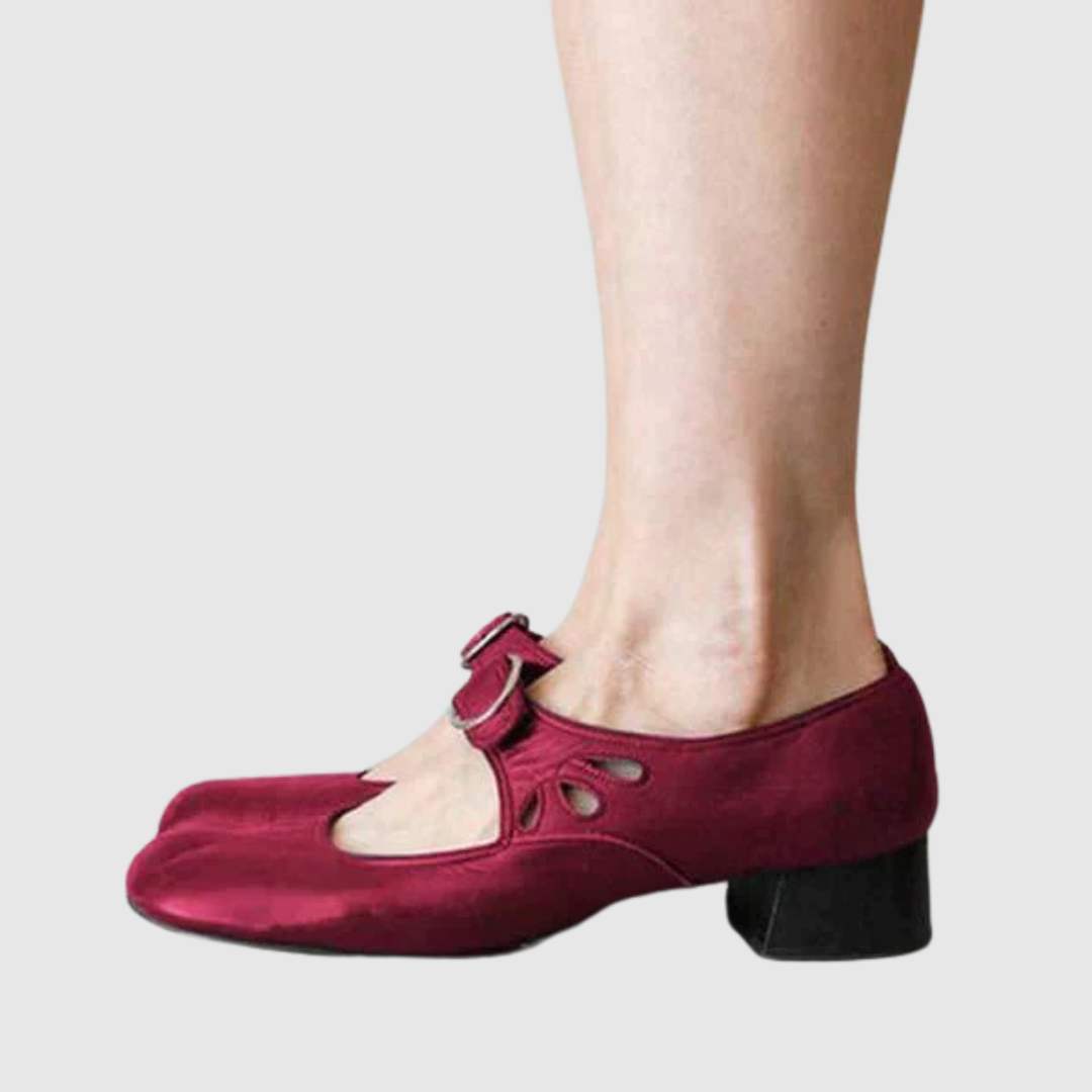 Comfortable Mary Jane Shoes for Women with Buckle Strap Style