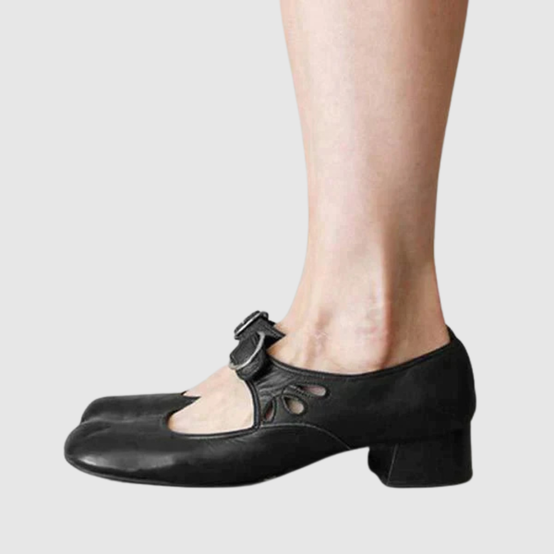 Comfortable Mary Jane Shoes for Women with Buckle Strap Style