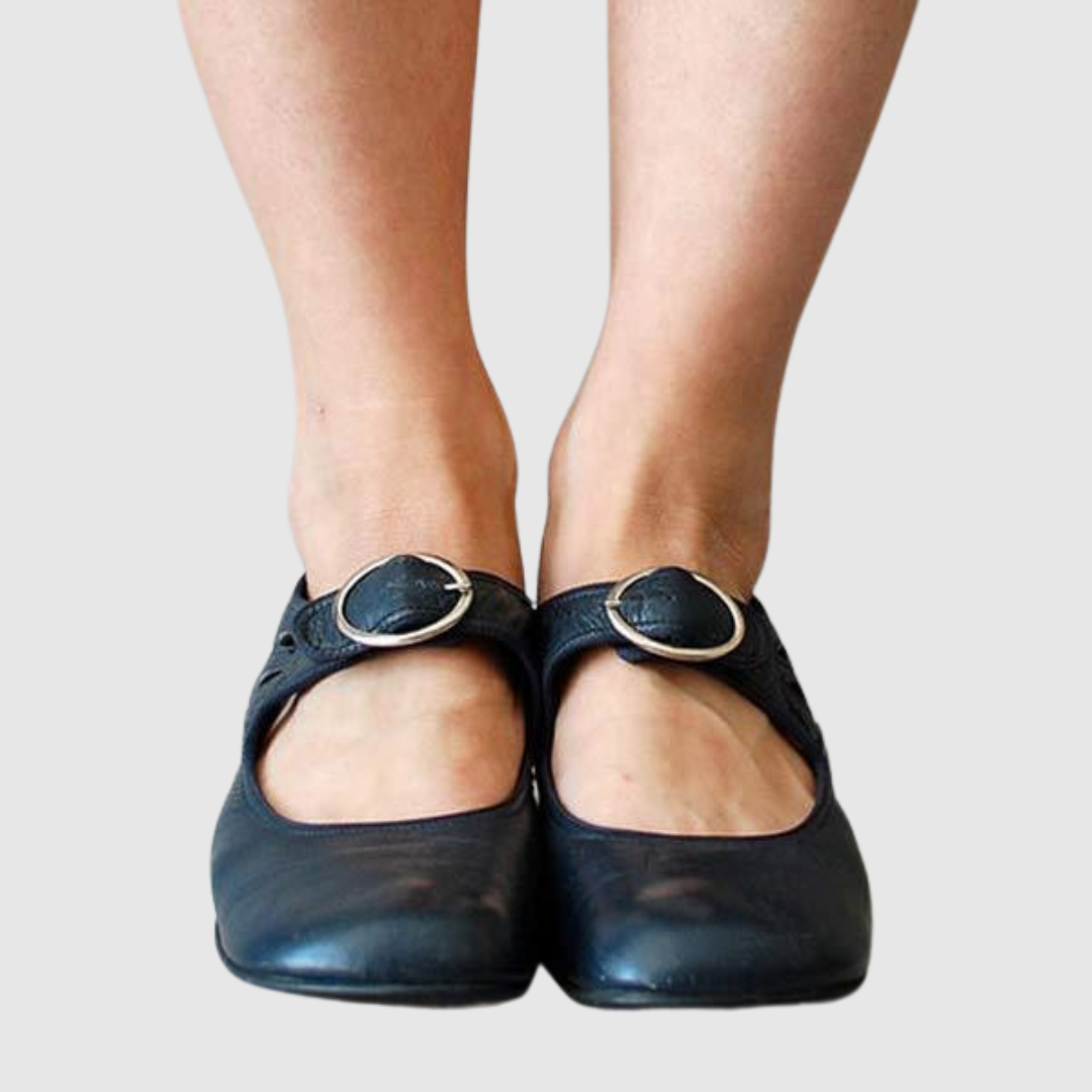 Comfortable Mary Jane Shoes for Women with Buckle Strap Style