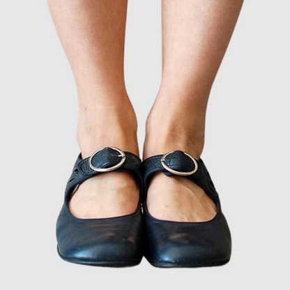 Comfortable Mary Jane Shoes for Women with Buckle Strap Style
