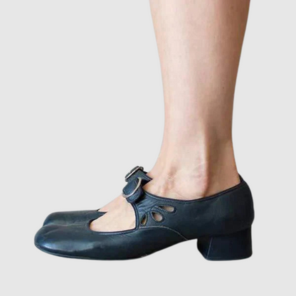 Comfortable Mary Jane Shoes for Women with Buckle Strap Style
