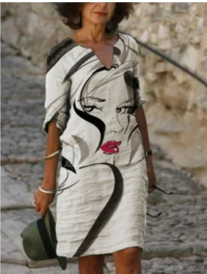 Effortless Green Sundress for Women with Printed Style
