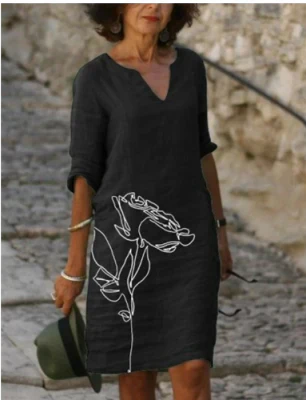 Effortless Green Sundress for Women with Printed Style