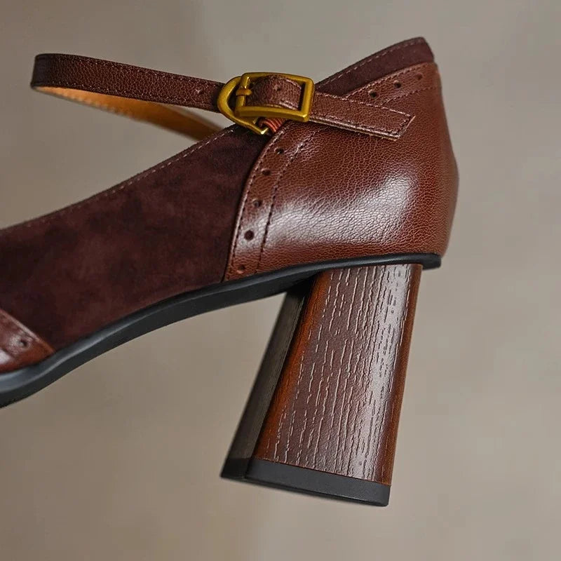 Elegant Wedding Shoes for Women with Buckle Strap Style
