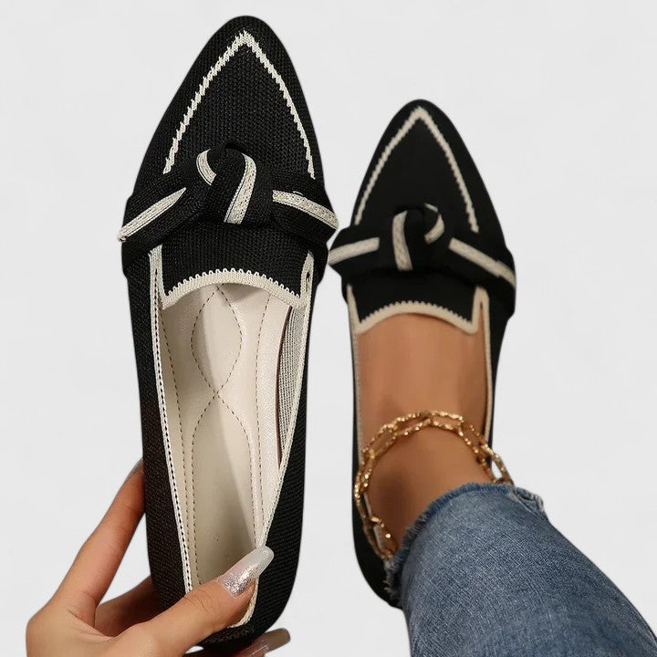Stylish Loafers for Women with Bow Detail Style