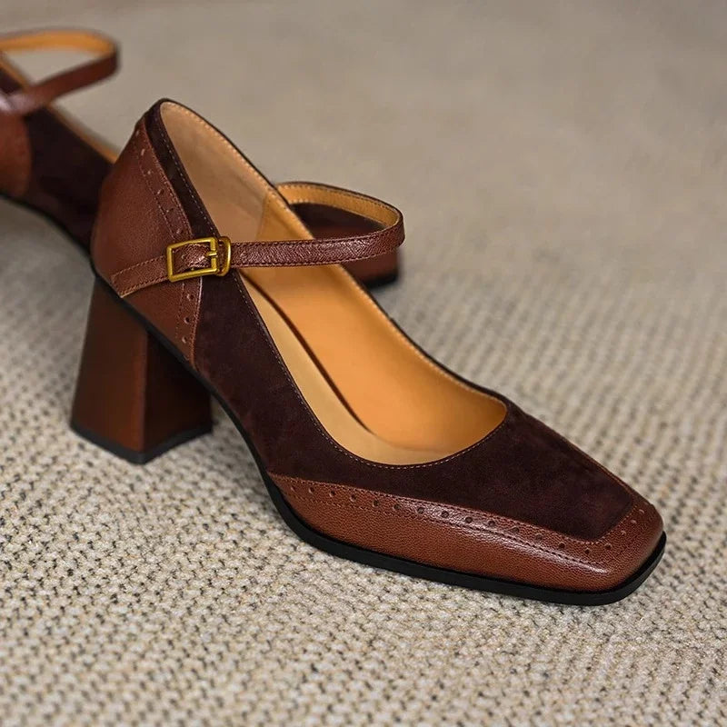 Elegant Wedding Shoes for Women with Buckle Strap Style