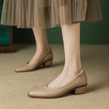 Elegant Wedding Shoes for Women with Block Heel Style