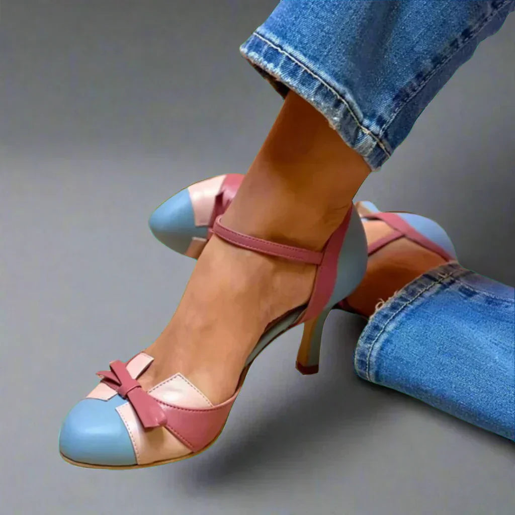 Elegant Bow Strap Pumps for Women
