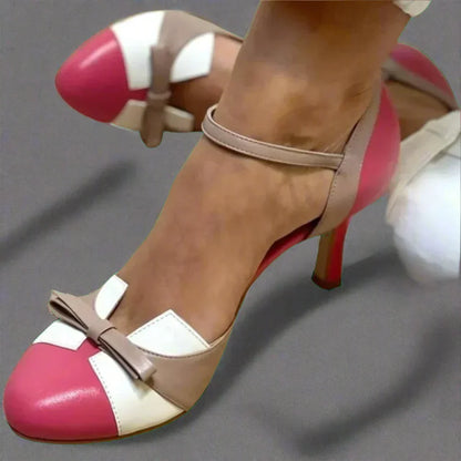 Elegant Bow Strap Pumps for Women