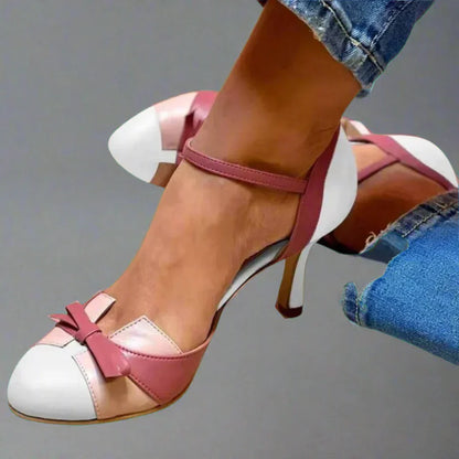 Elegant Bow Strap Pumps for Women