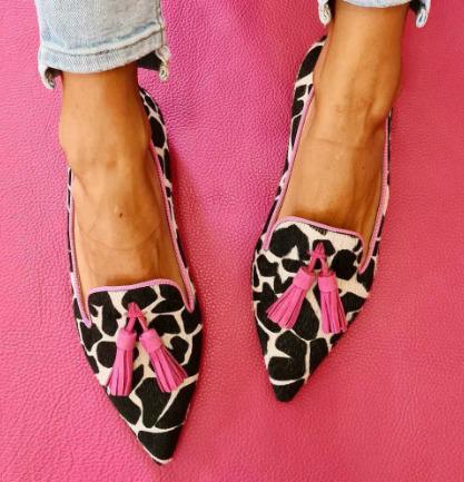 Stylish Mules for Women with Animal Print Style