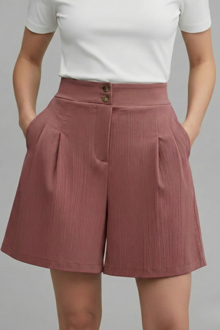Elegant Shorts for Women with High Waist Style
